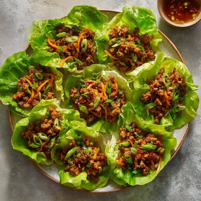 Thai Basil Beef Lettuce Wraps Recipe