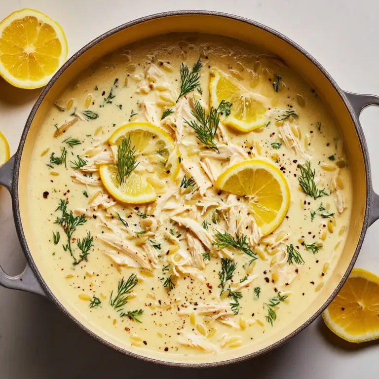 Avgolemono (Greek Egg and Lemon Soup) Recipe