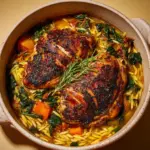 Chicken in a Pot with Lemon and Orzo: An Incredible Essential Recipe