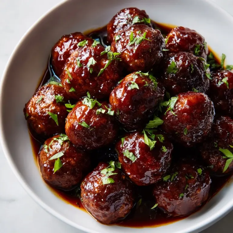 Grape Jelly Meatballs Recipe