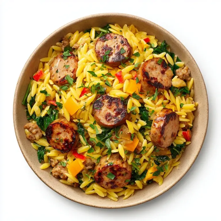 Italian Sausage Orzo Recipe