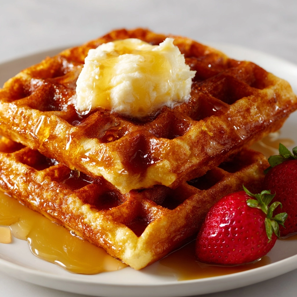 Delicious Old-Fashioned Pound Cake Waffles Recipe - Recipe Image