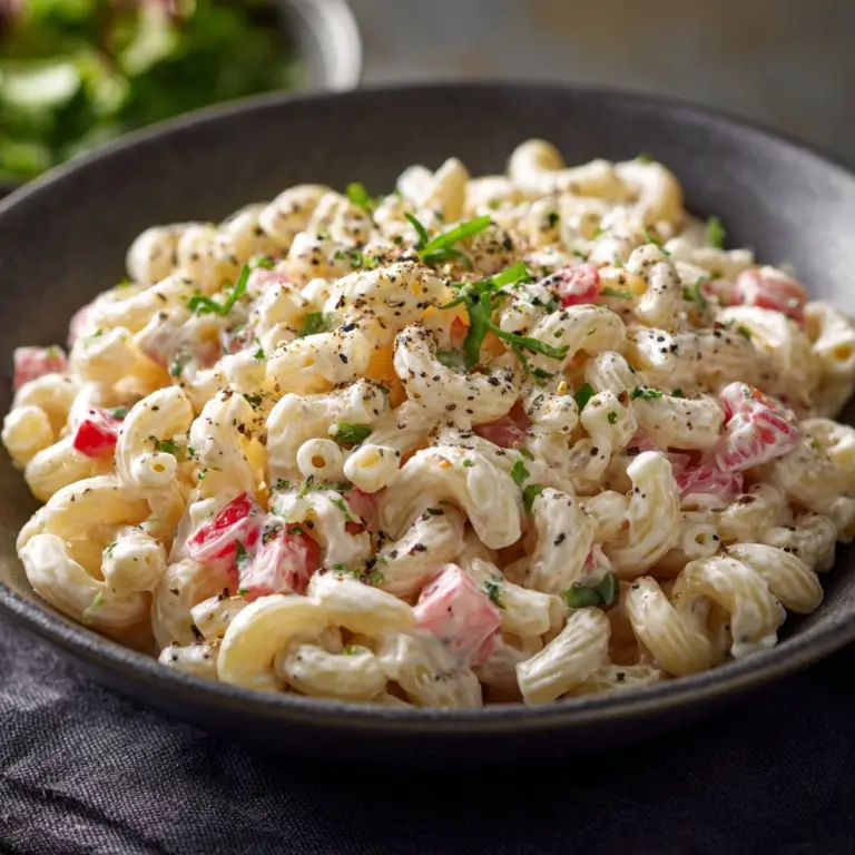 Sweet Amish Macaroni Salad Recipe
