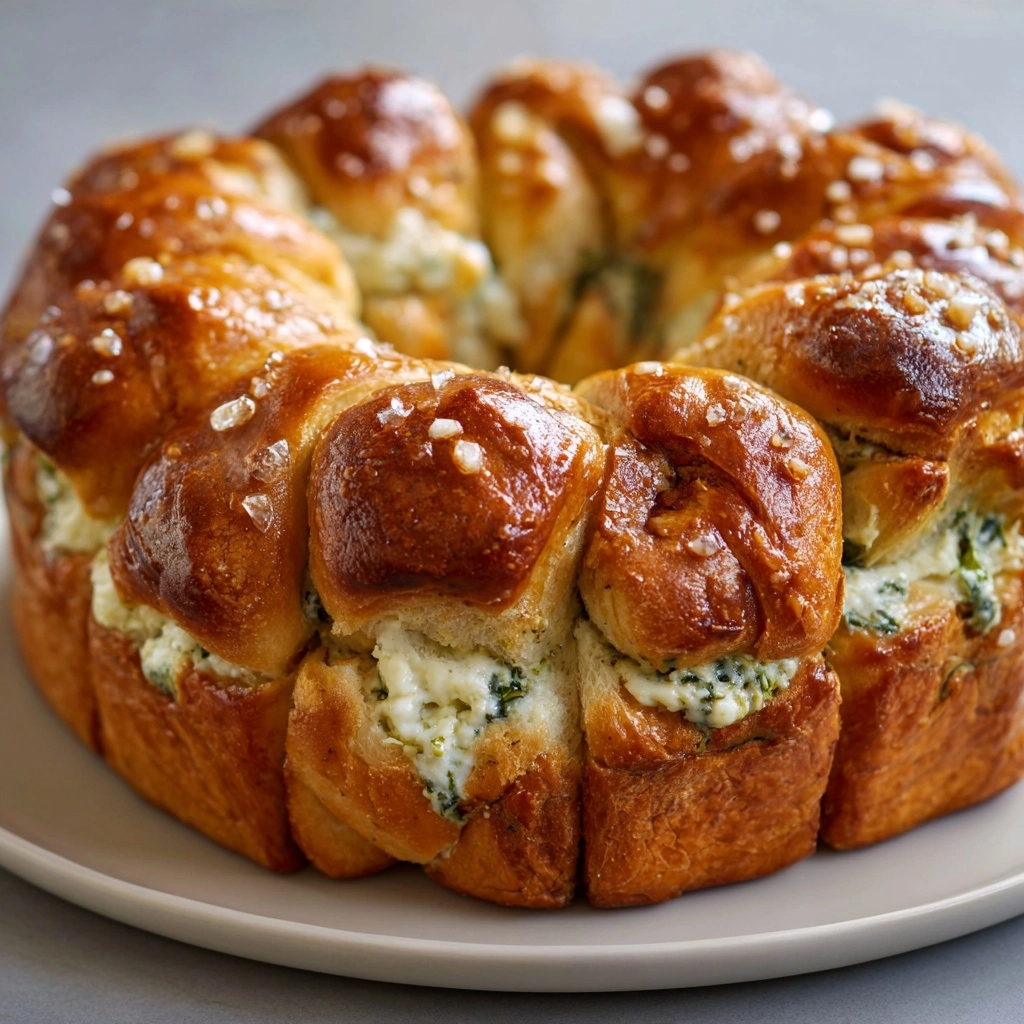 Spinach Artichoke Dip Pull-Apart Bread Recipe