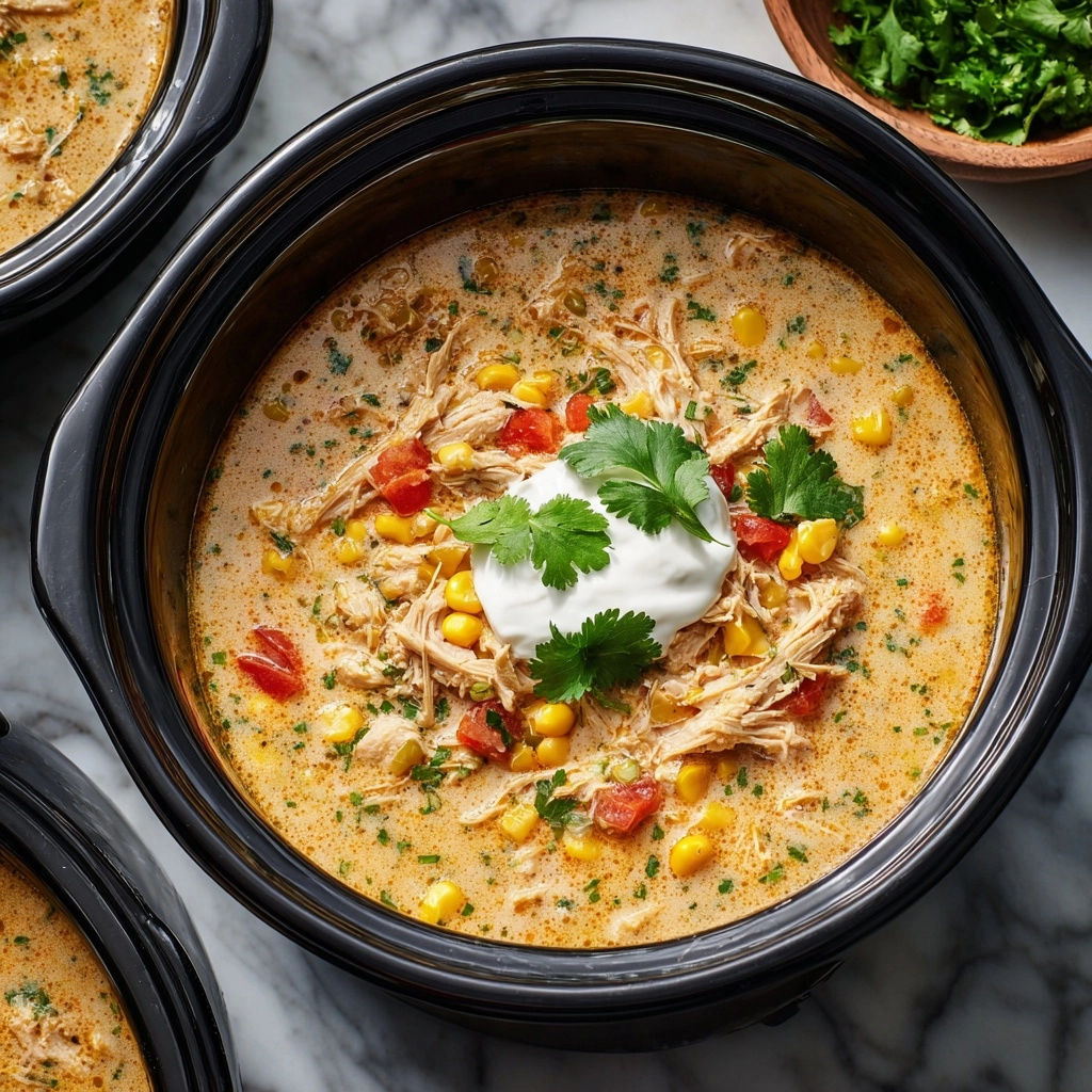 Slow Cooker Mexican Chicken Corn Chowder Recipe