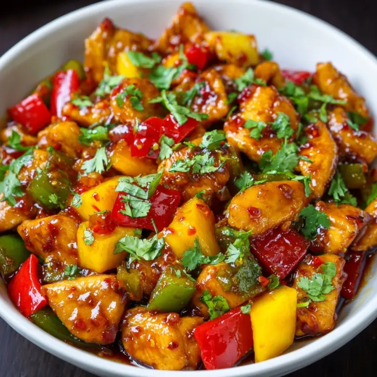 Mango Chicken Stir Fry: A Flavorful Quick Meal! Recipe