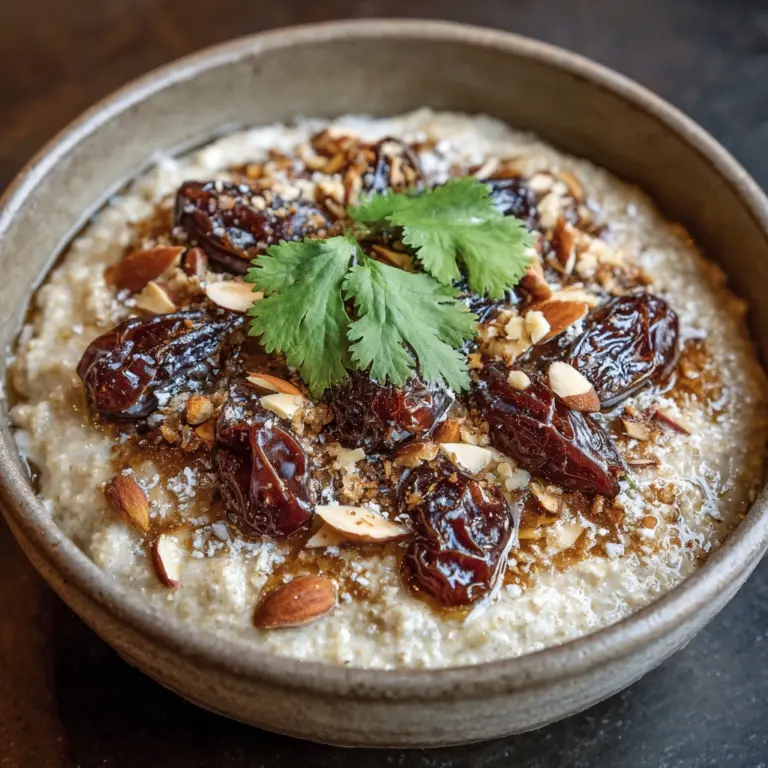 Farro Breakfast Pudding with Dates and Cardamom Recipe
