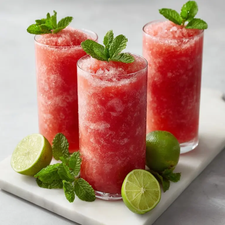 Watermelon Slushie Recipe
