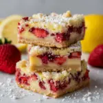 Strawberry Lemon Blondies Recipe