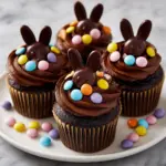 Sweet Easter Chocolate Bunny Surprise Cupcakes Recipe