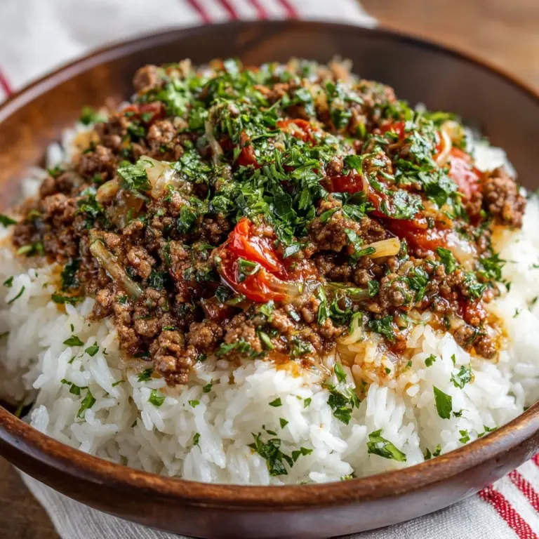 French Onion Ground Beef and Rice Casserole Recipe