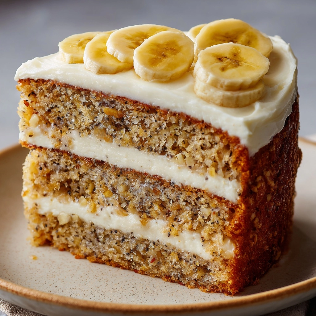 Banana Bread Cake with Cream Cheese Frosting Recipe