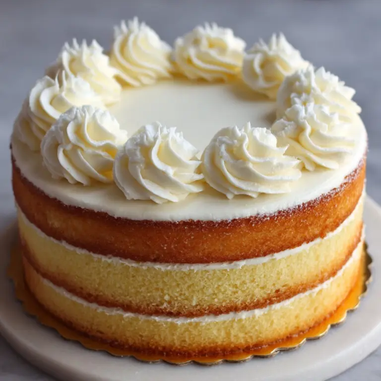 Fantastic Vanilla Velvet Cake with Creamy Frosting Recipe