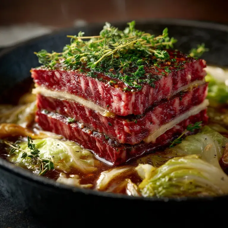 Slow Cooker Corned Beef and Cabbage Recipe