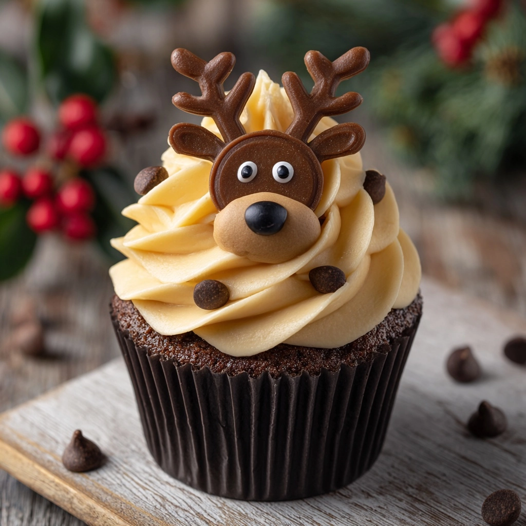Easy Reindeer Cupcakes Recipe