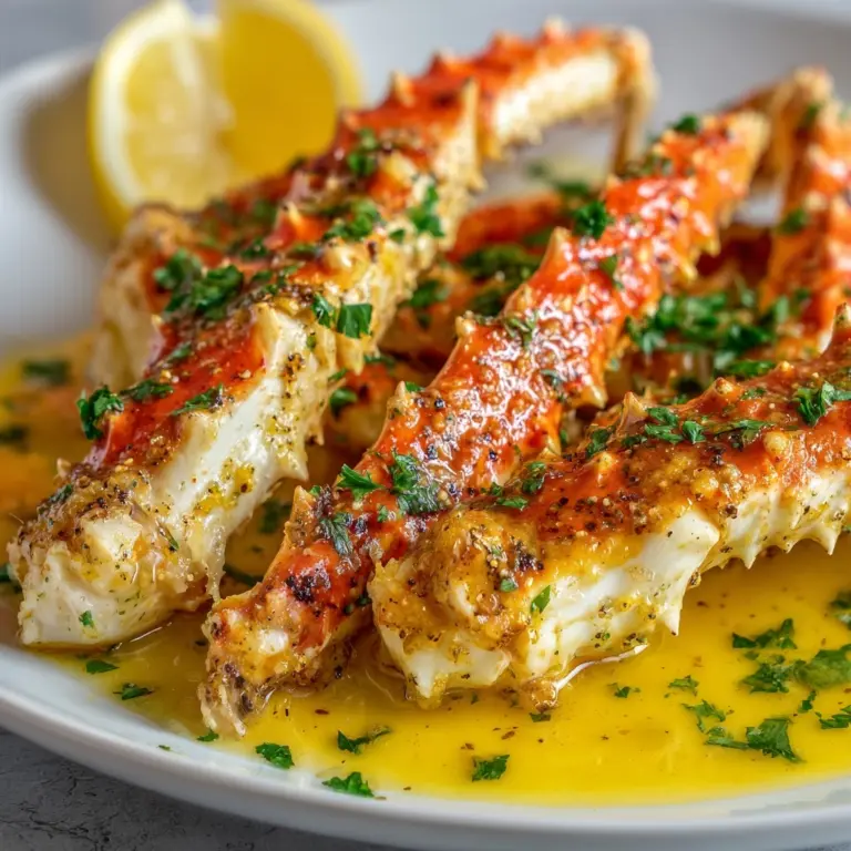 Baked Crab Legs in Butter Sauce Recipe