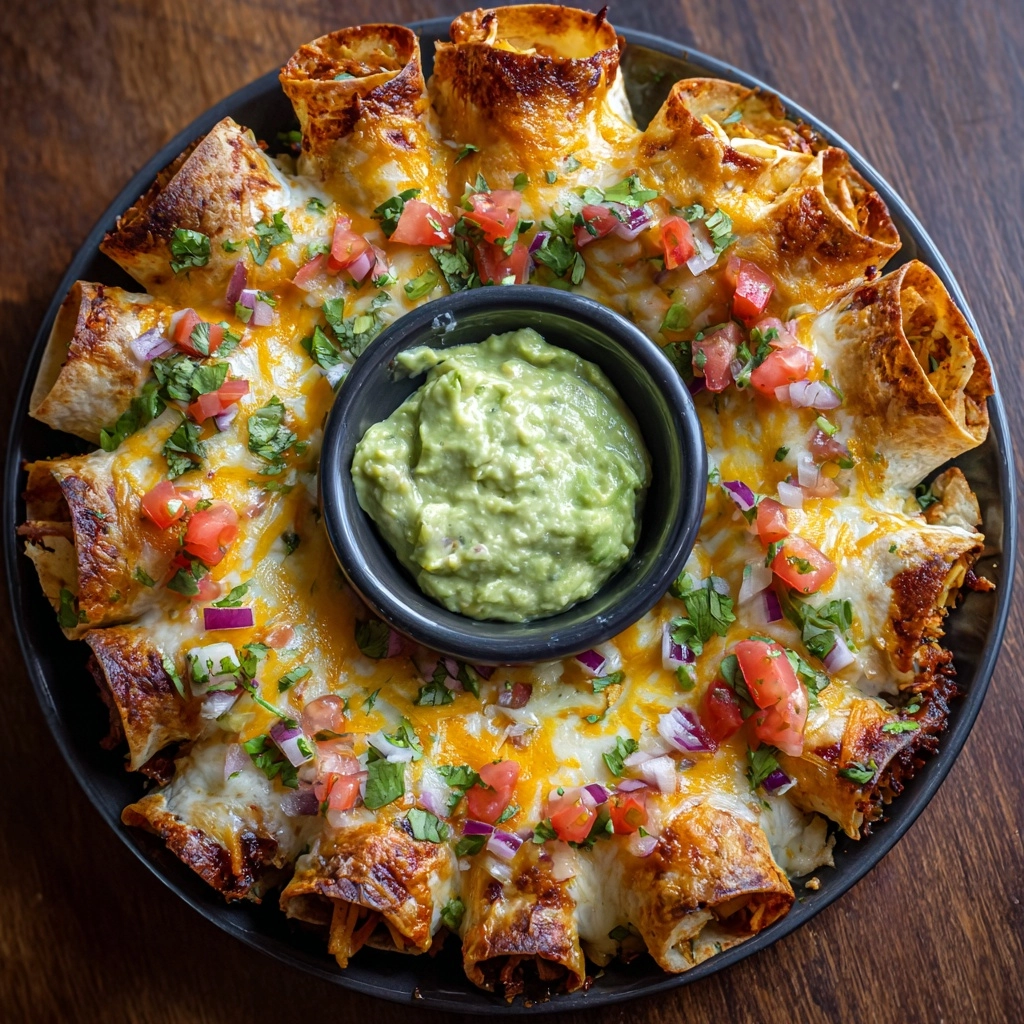 Blooming Quesadilla Ring Recipe - Recipe Image
