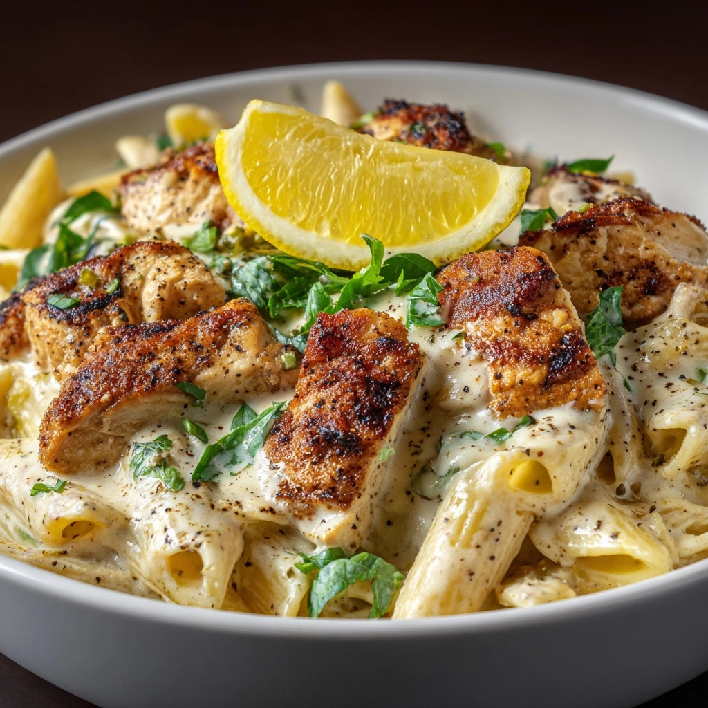 Zesty Lemon Pepper Chicken Pasta Recipe - Recipe Image