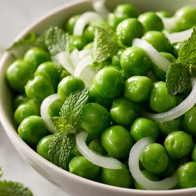 Minty Peas and Onions Recipe