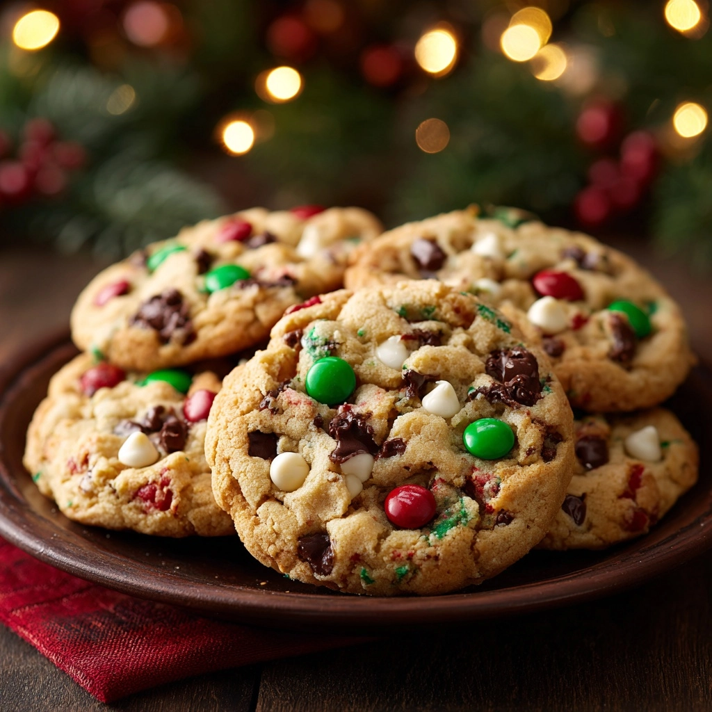 Christmas Chocolate Chip Cookies Recipe - Recipe Image