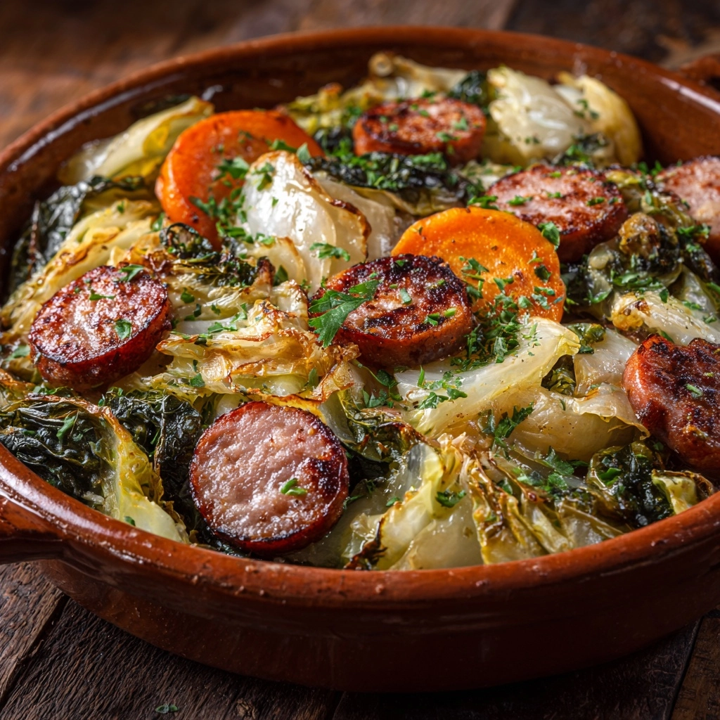 Sausage and Cabbage Stew Recipe - Recipe Image
