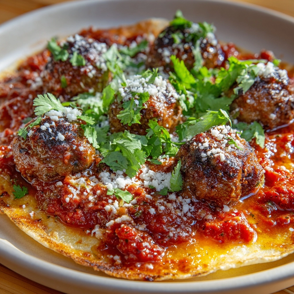 Meatball Smash Tacos Recipe - Recipe Image