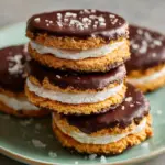 Elsa’s Chocolate Dipped Macaroons Recipe