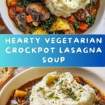 Vegetarian Crockpot Lasagna Soup Recipe