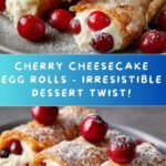 Cherry Cheesecake Egg Rolls Recipe