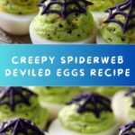 Spooky Spiderweb Deviled Eggs Recipe