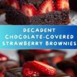 Chocolate-Covered Strawberry Brownies Recipe