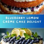 Blueberry Lemon Crème Cake Recipe