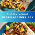 Vegetable and Cheese Breakfast Burritos Recipe