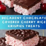 Chocolate Covered Cherry Rice Krispies Treats Recipe