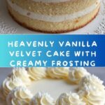Fantastic Vanilla Velvet Cake with Creamy Frosting Recipe