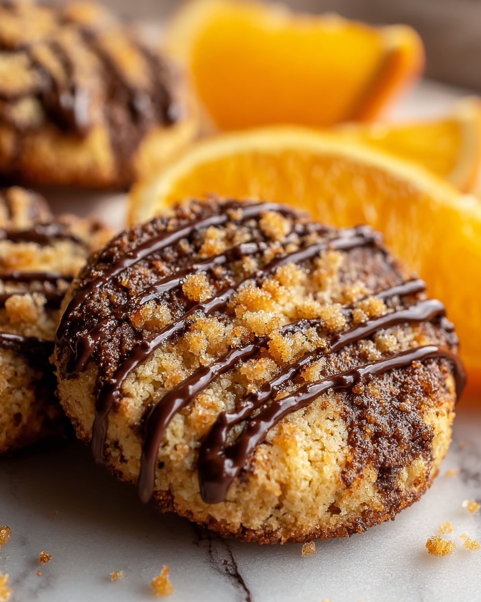 Dark Chocolate Orange Shortbread Cookies Recipe - Recipe Image