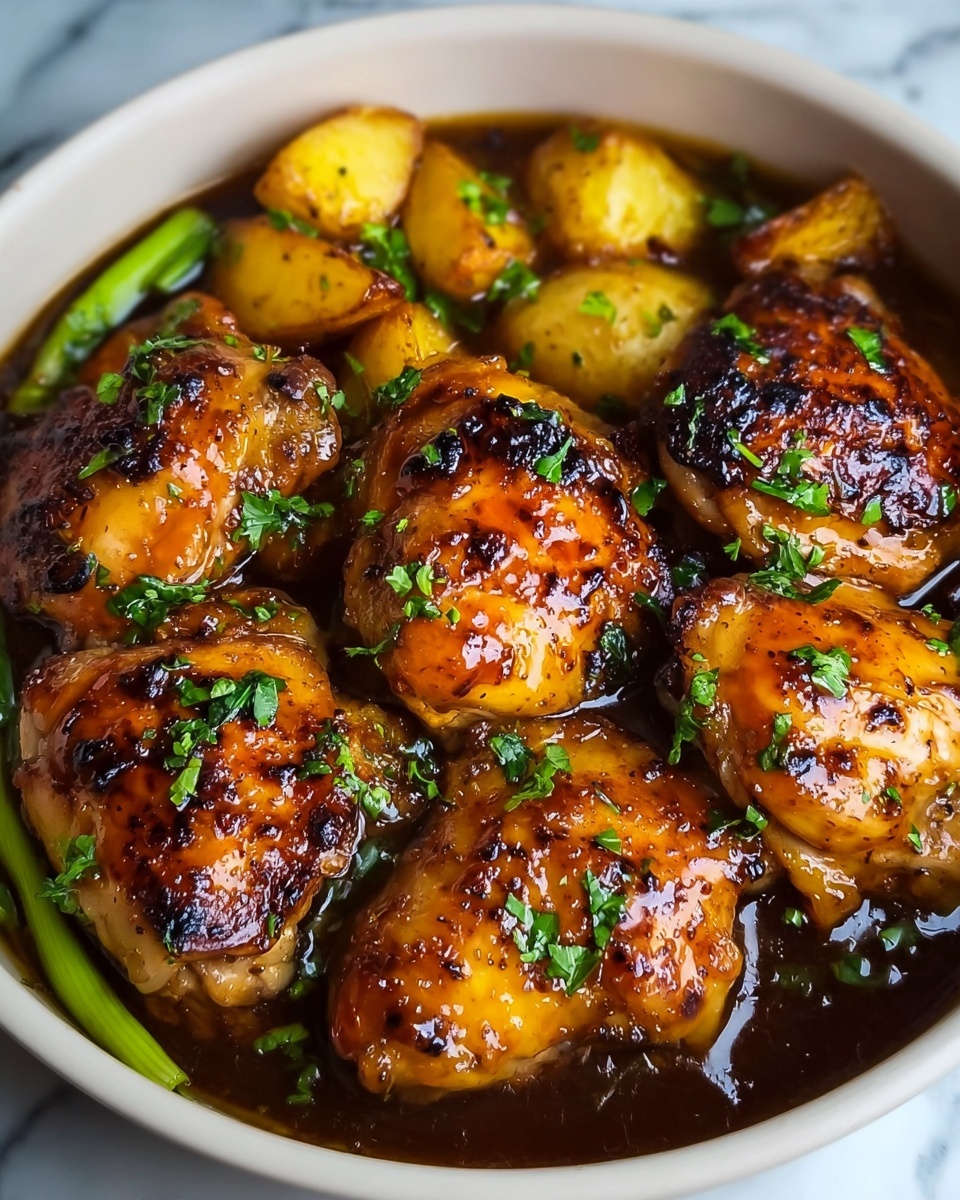Slow Cooker Honey Garlic Chicken Recipe - Recipe Image
