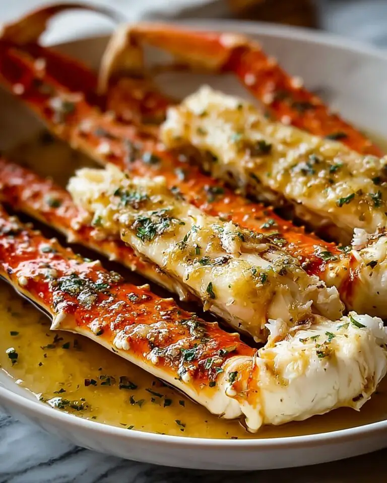 Garlic Butter Baked Crab Legs Recipe