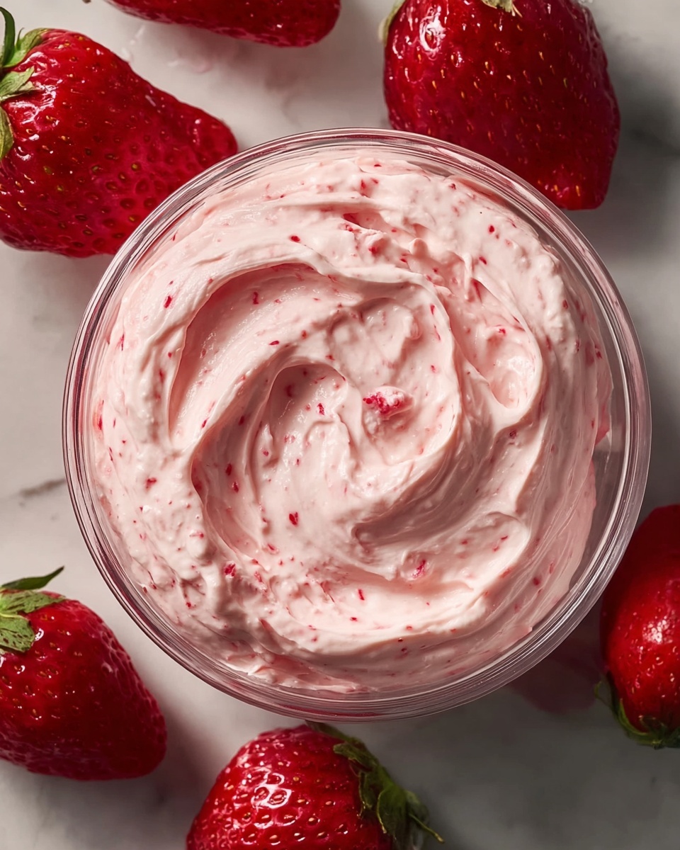 Fresh Strawberry Cream Cheese Frosting Recipe - Recipe Image