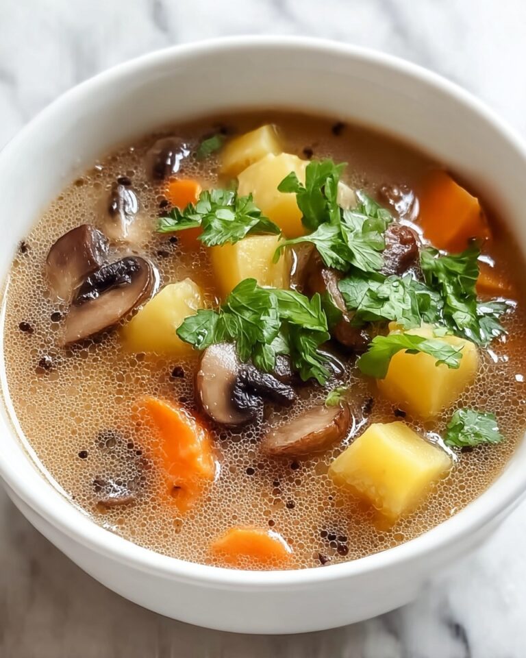 Hearty Mushroom Quinoa Soup Recipe