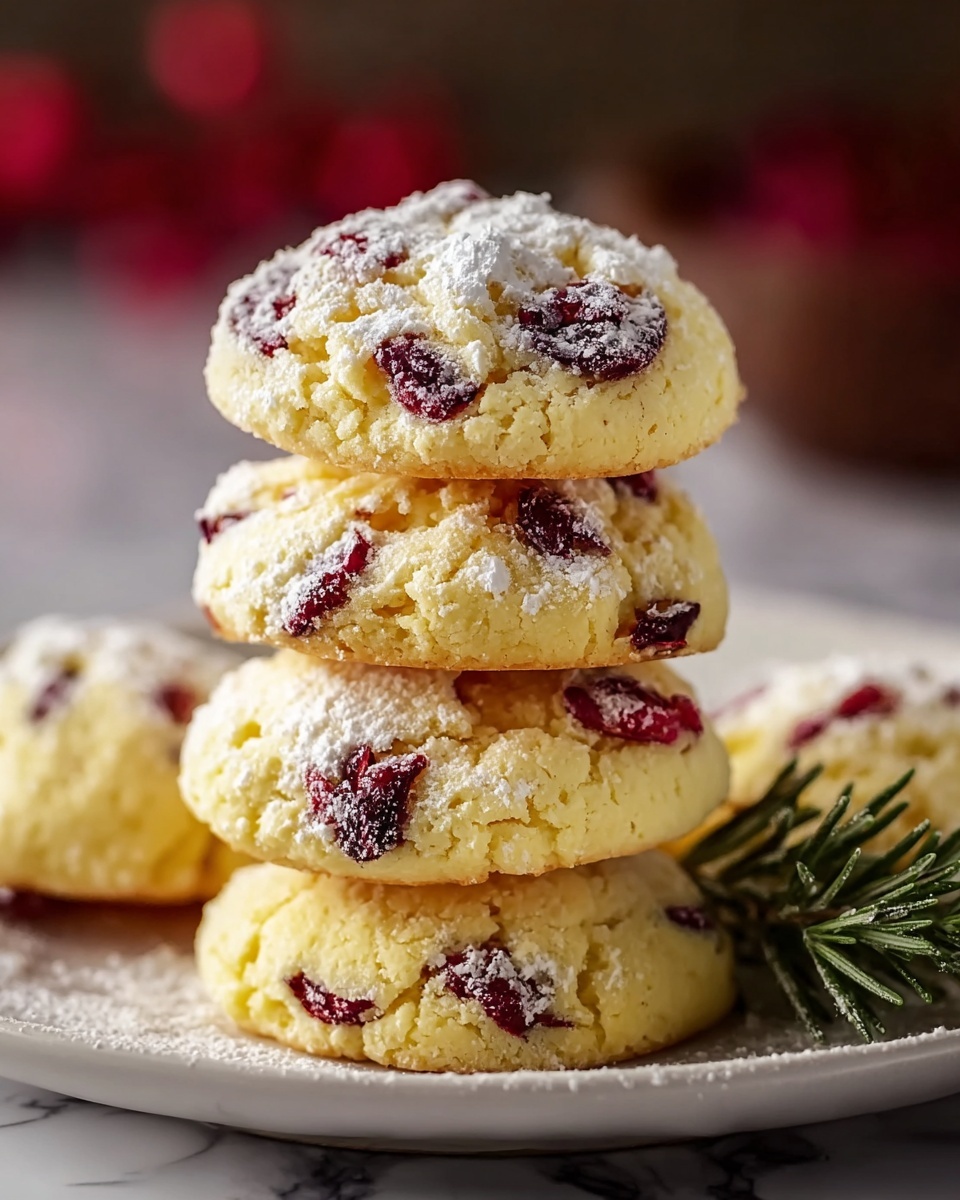 Orange Cranberry Ricotta Cookies with Orange Glaze Recipe - Recipe Image