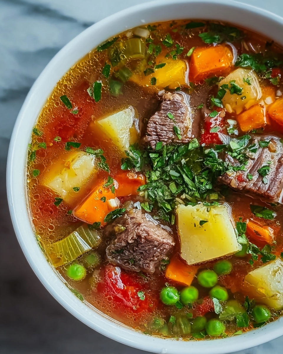 Beef Vegetable Soup Recipe - Recipe Image