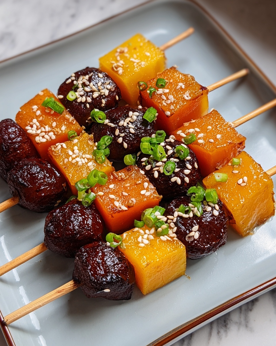 Sotteok Sotteok (Korean Rice Cake and Sausage Skewers) Recipe - Recipe Image
