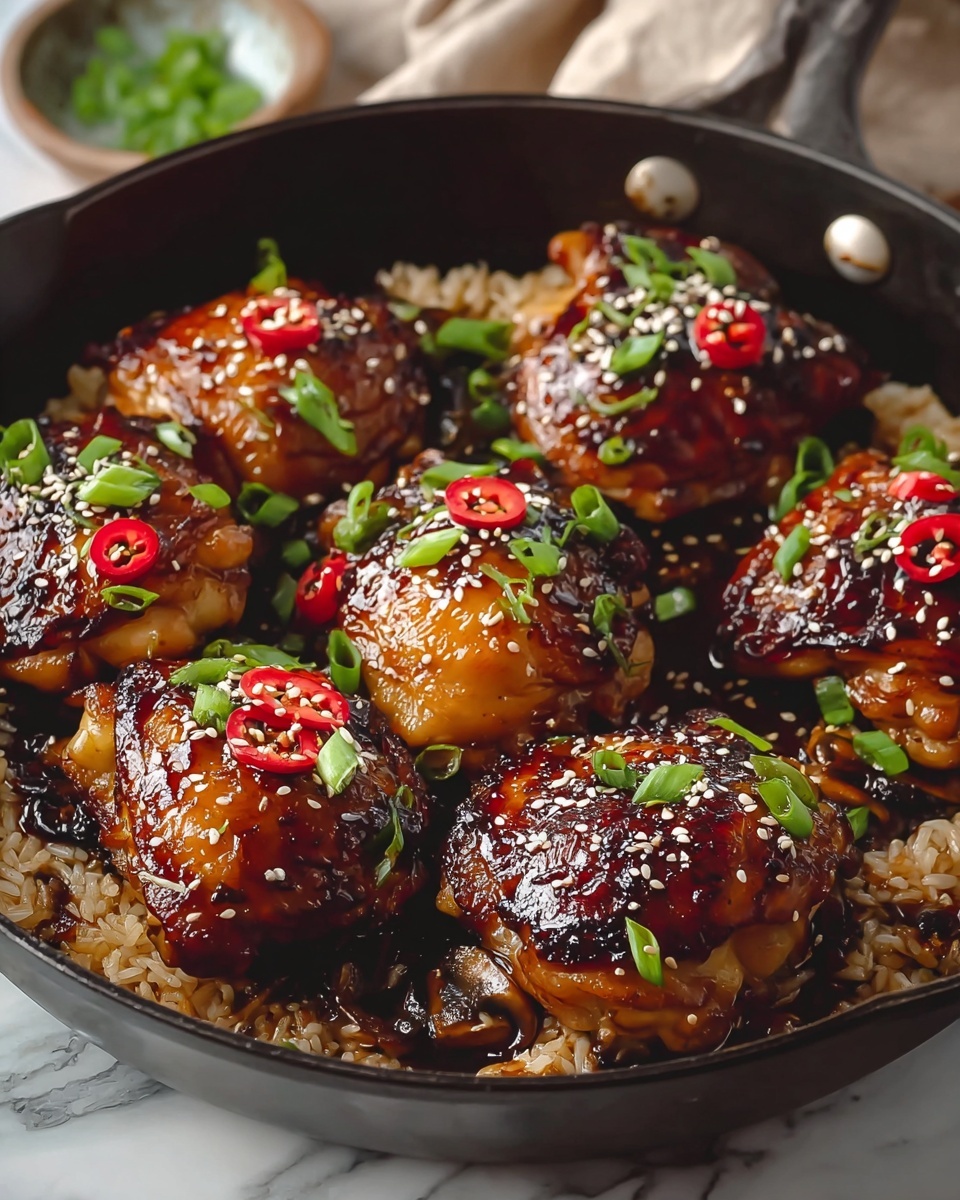 Honey Soy Baked Chicken Thighs Recipe - Recipe Image