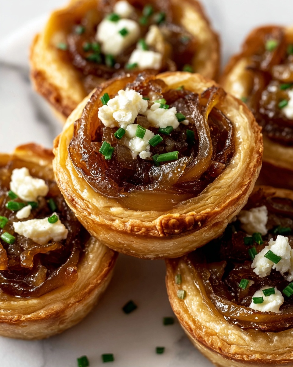 Caramelized Onion Tarts Recipe - Recipe Image