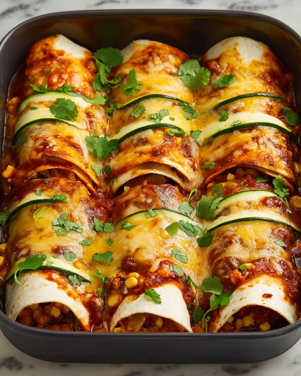 Zucchini Enchilada Roll-Ups Recipe - Recipe Image
