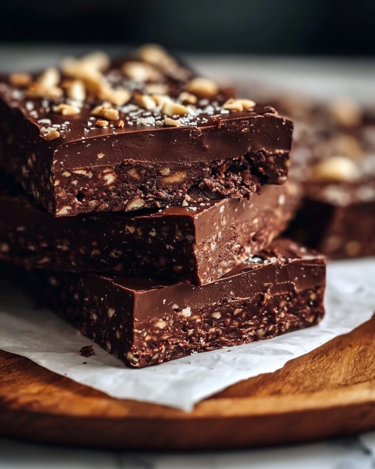 Chocolate Peanut Butter Crunch Bars Recipe
