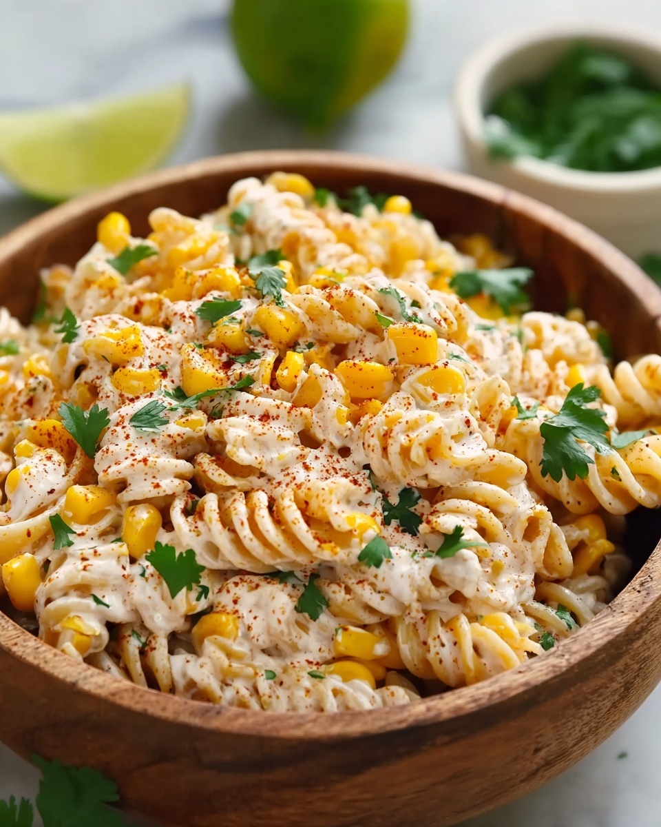 Mexican Street Corn Pasta Salad Recipe - Recipe Image