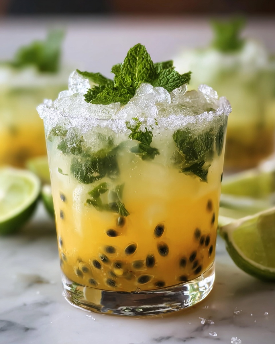 Passion Fruit Mojito – A Refreshing Tropical Delight Recipe - Recipe Image