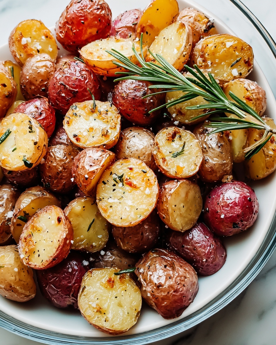 Roasted Baby Potatoes with Rosemary and Garlic Recipe - Recipe Image